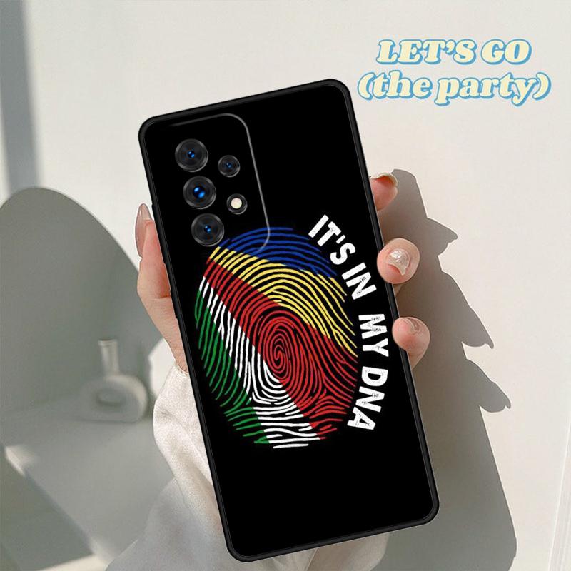 Seychelles Flag phone case For Samsung Galaxy A42 A31 A40 A51 A71 A32 A80 A91 A52 A72 A73 A20e A21S A50 A70 A11 A12 Cover
