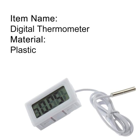 Fisch Aquarium Wasser Sonde LCD Mini Kühlschrank 2m Digitales Thermometer Temperaturtester