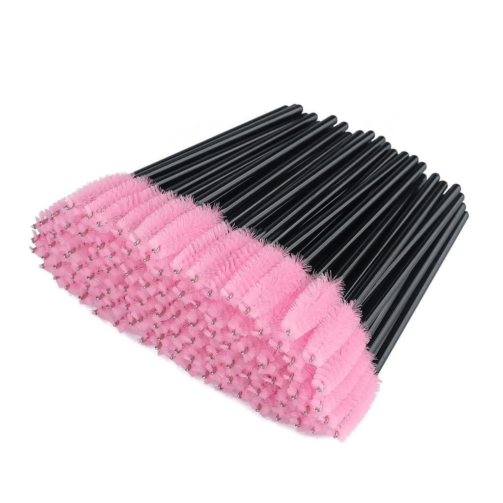 50pcs Disposable Eyelash Brushes Eyelashes Extension Tools Eyebrow Brush Mascara Wands Applicator Spoolers Makeup Tools