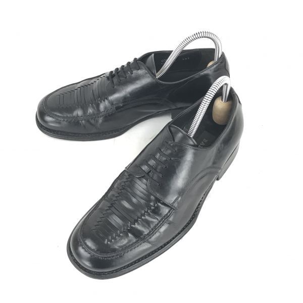 

Made in Italy Bally Genuine Leather U Tip Dress Business Shoes Size 25.0cm Black