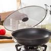 Kitchen Oil Proofing Lid Filter Foldable Handle Frying Pan Cover Splatter Screen
