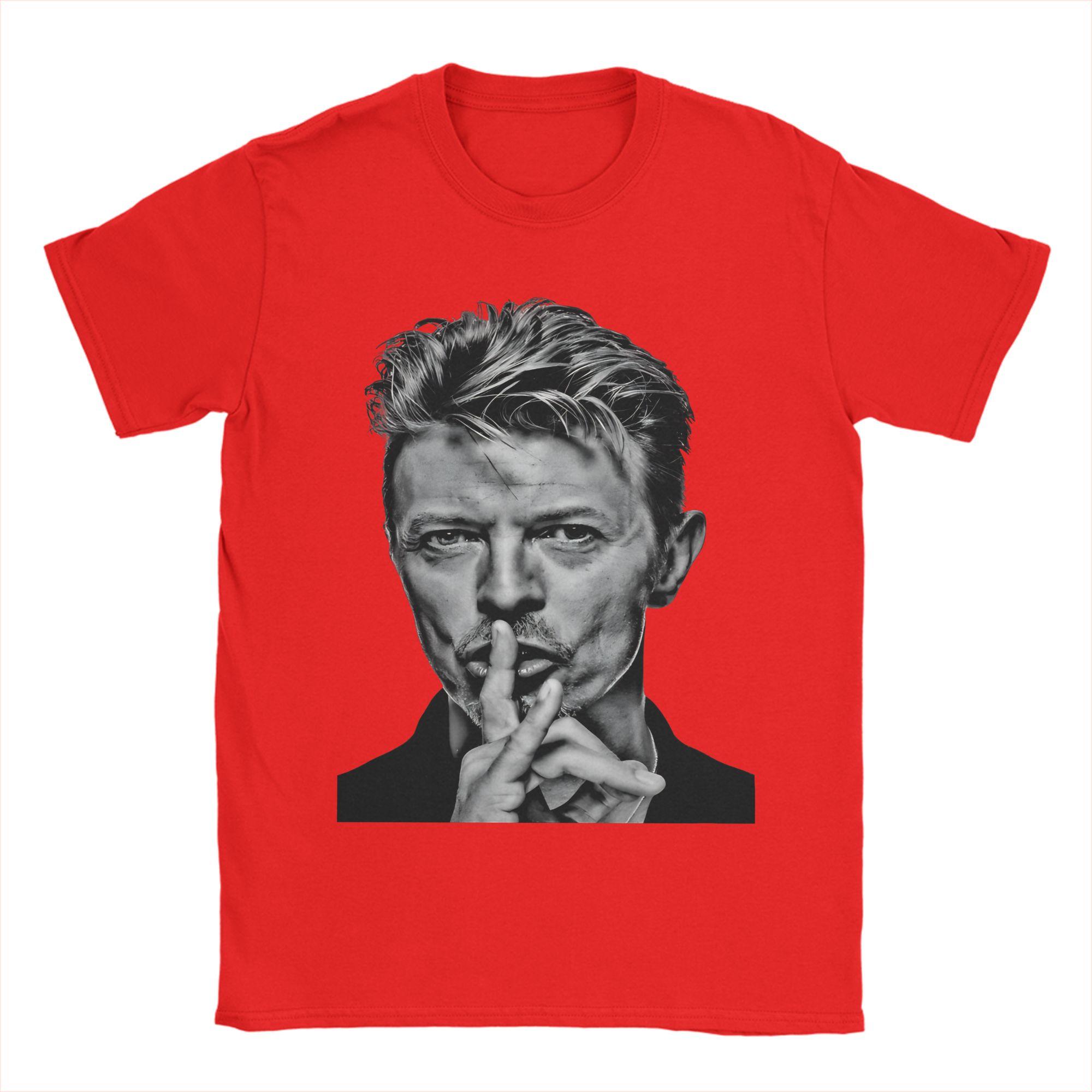 Davids Bowies TShirt Men  Funny 100 Cotton Tee Shirt Crew Neck Short Sleeve T Shirts Gift Idea Tops M
