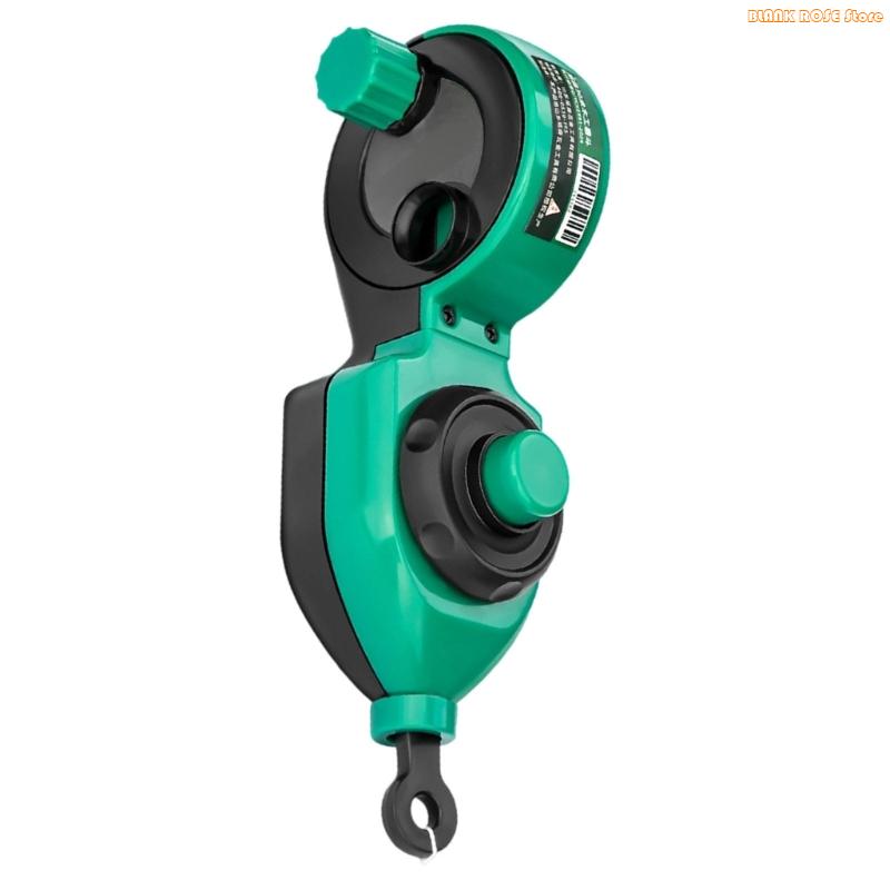 K1AE Manual Chalk Line Dispenser With Automatic Rewinding Mechanism For Professional Contractors And DIY Use