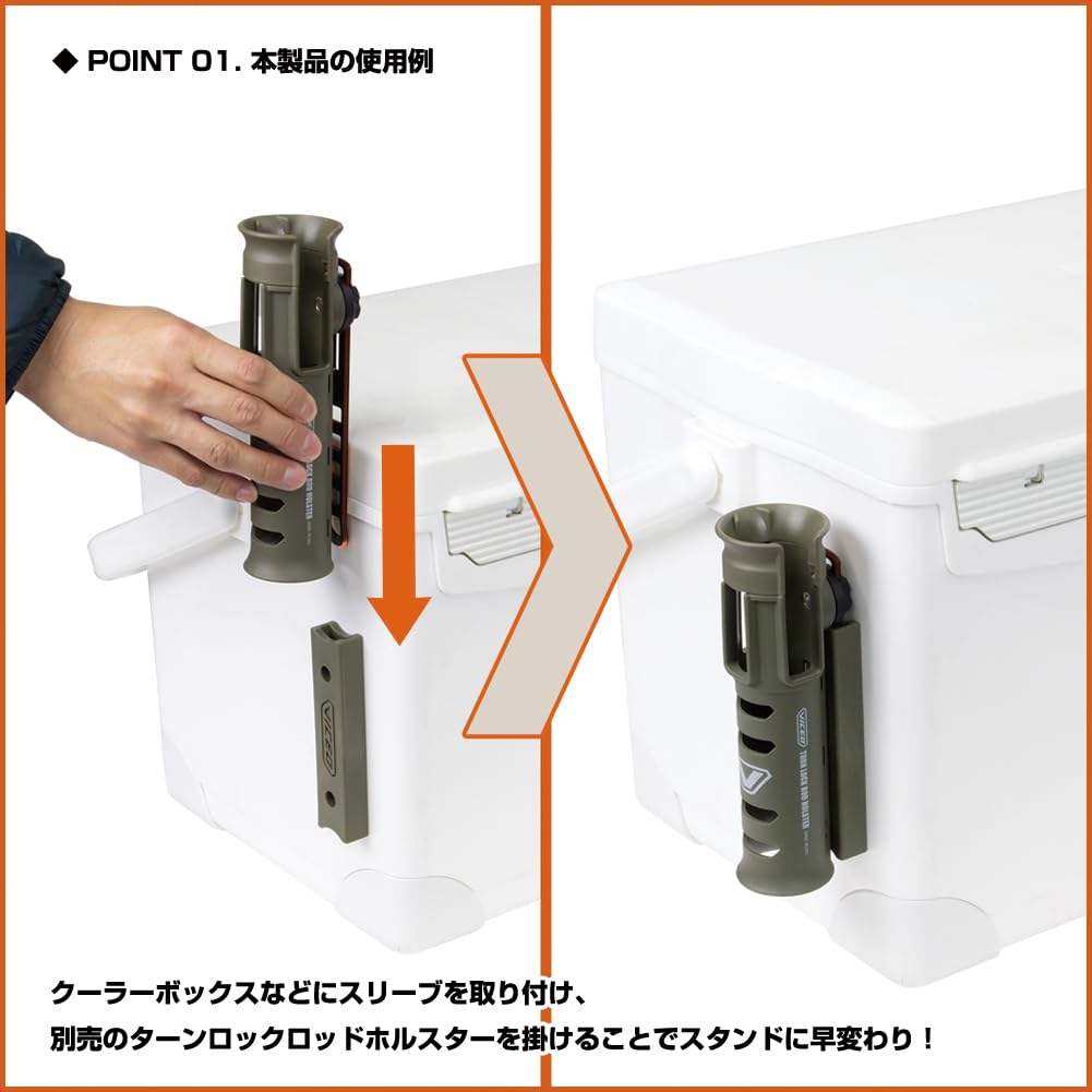 VICEO TL Rod Holster Sleeve, Navy, VC305NSL