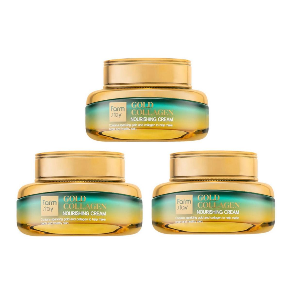 

[Farmstay] Gold Collagen Nourishing Cream 55ml 55ml X 3PCS