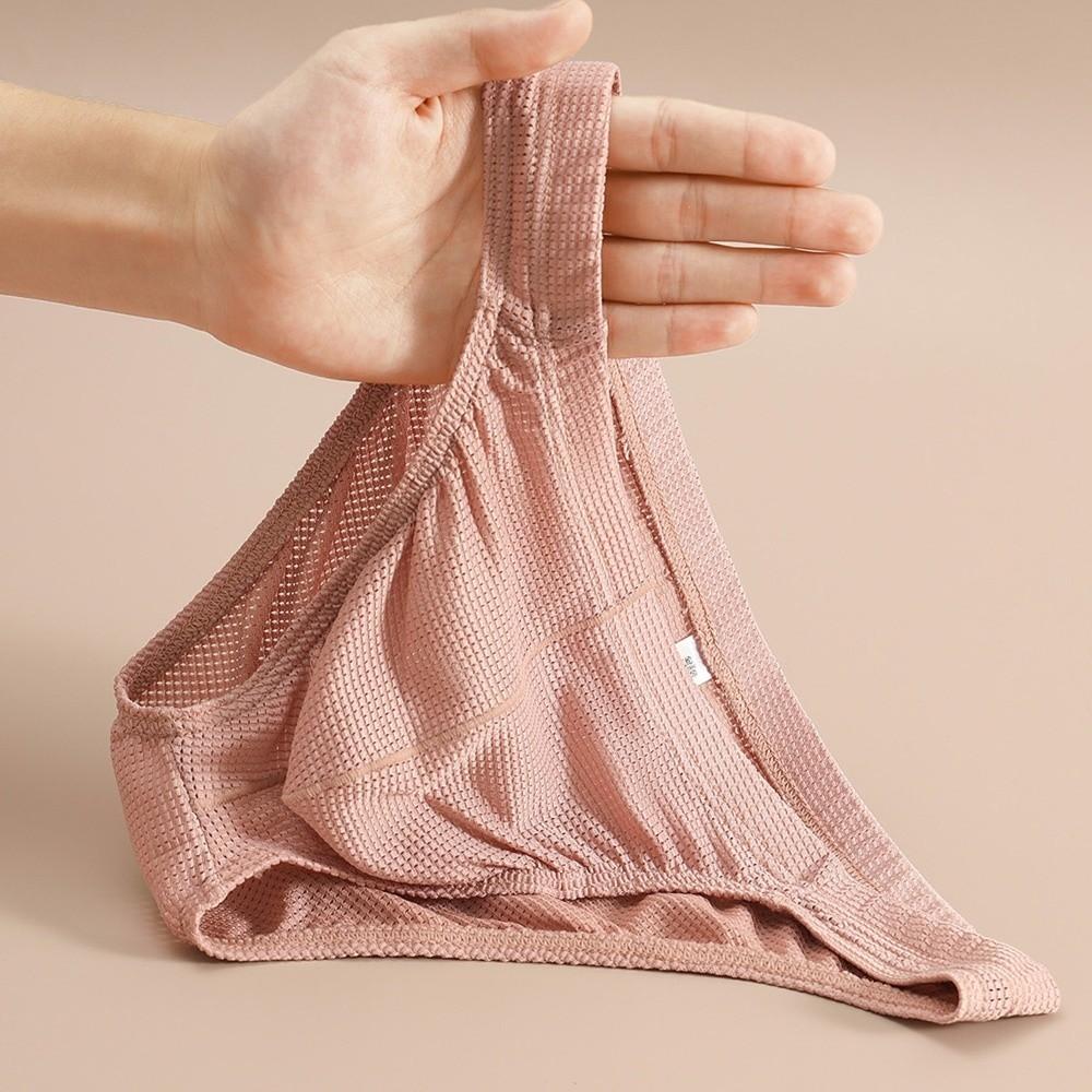 Stretch Men Briefs Low Waist Panties Simple Male Underwear Daily
