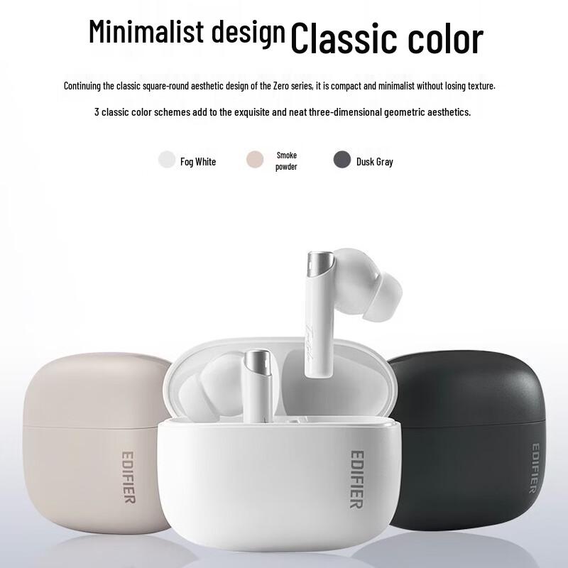 EDIFIER Zero Pro True Wireless Active Noise Cancelling Bluetooth Earbuds