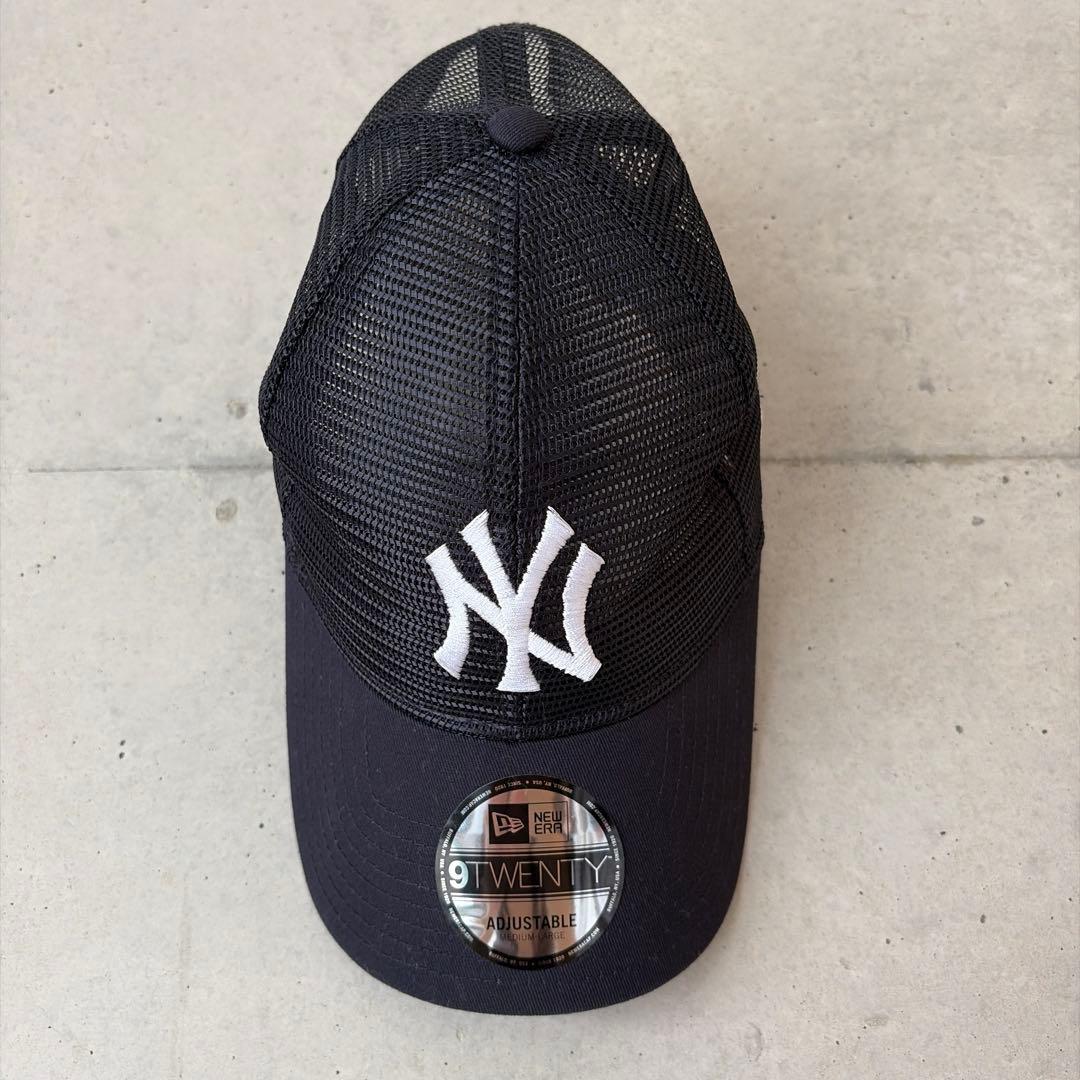 Used New Era Mesh Cap Navy Black Yankees
