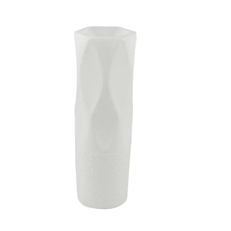 Nordic White Pink Imitation Ceramic Flower Plastic Flower Vase Improve Your Home Office And Wedding Environment Basket Vase