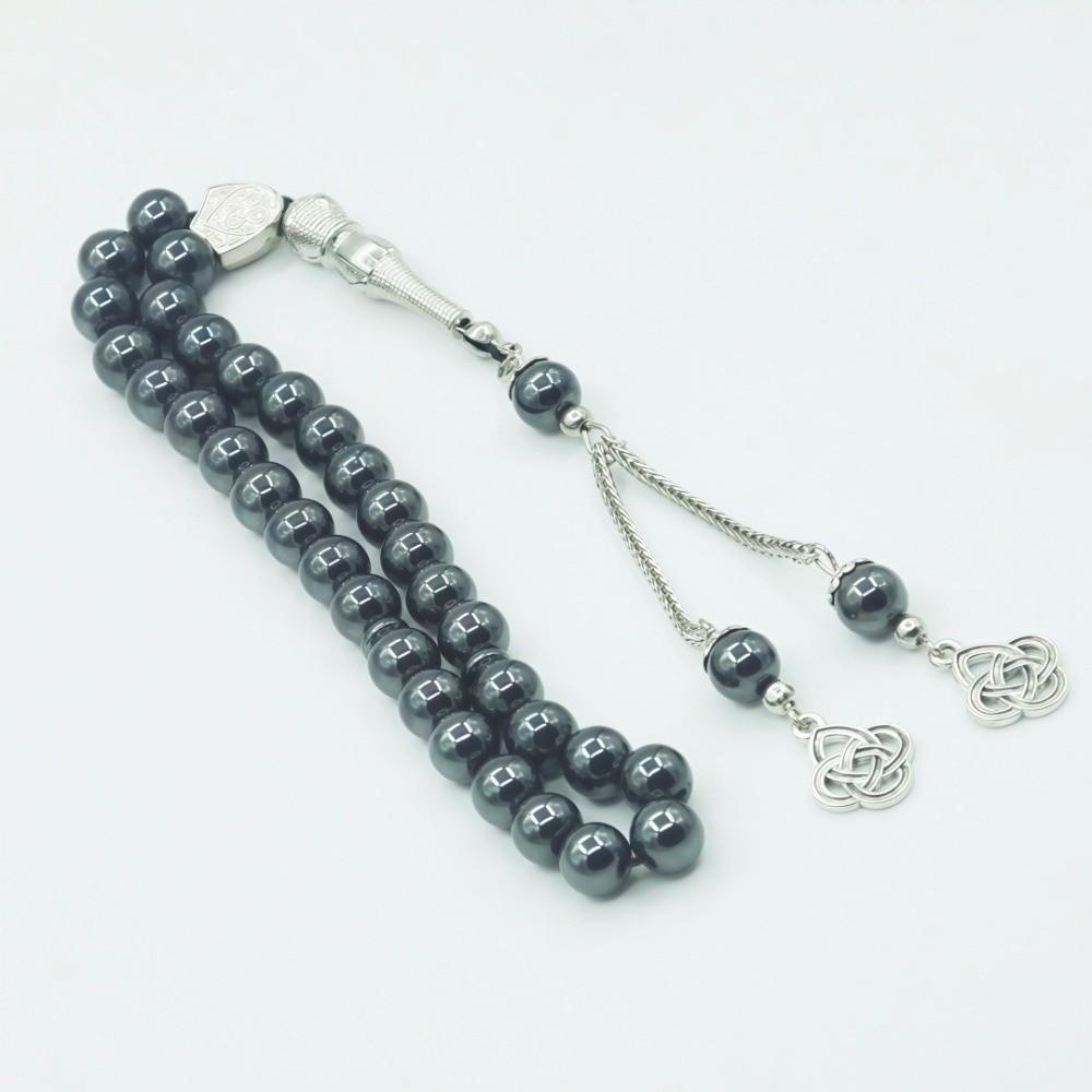 Retro Rosary Beads 33 Beads Tassel Beads Handmade Prayer Beads for Hajj Daily Dhikr