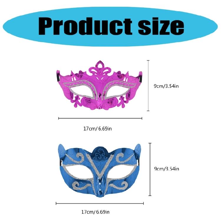 Masquerade Mask for Womens Shines Glitter Venetians Mask Party Evening Prom Ball Mask Halloween Cosplay Costumes Gifts