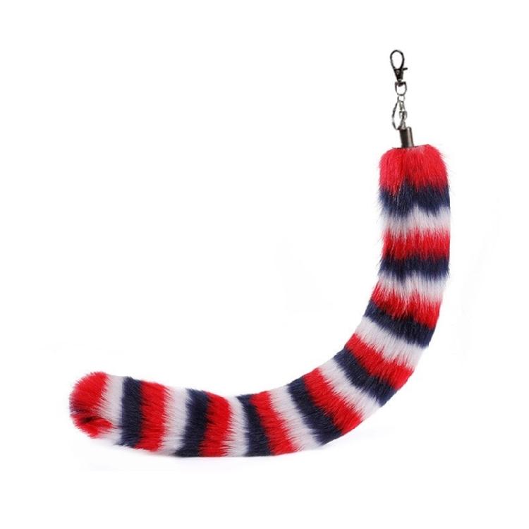 Animal Tail Key Holder Purse Bag Charm Keychain Decorations for Women