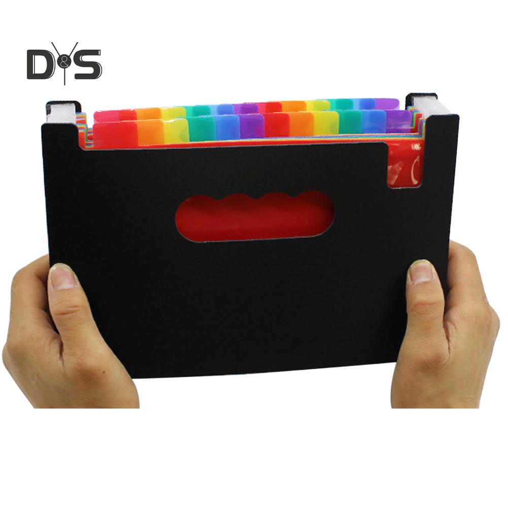 DYS Stationery A5 Multi-Layer Expanding File Receipt Folder Organizer Pockets Holder
