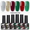 6-Color Nail Polish Glue Set, Popular Color Nail Glue, Phototherapy Nail Polish Glue Can Be Matched Arbitrarily.