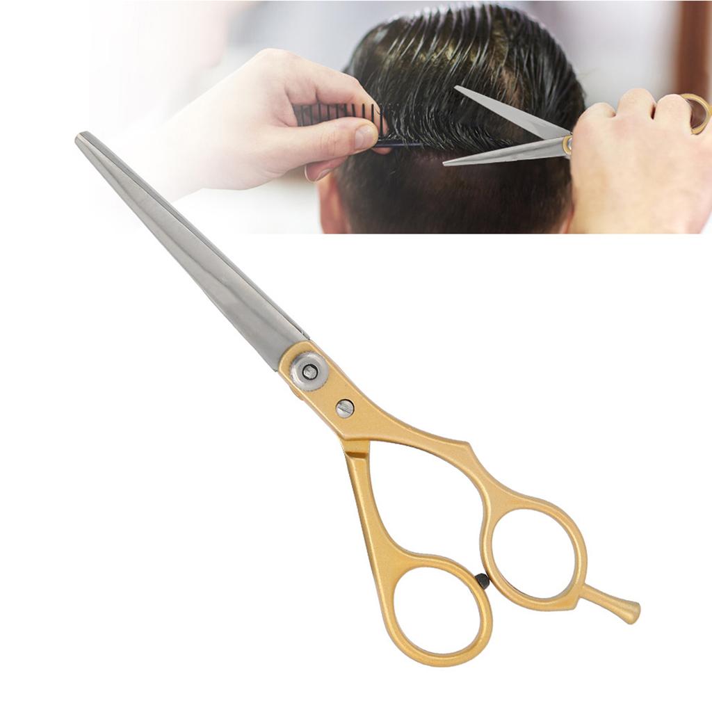 Profesionální nůžky na stříhání vlasů, holičské nůžky, rodinný salon, ploché zuby, kadeřnický nástroj, zlatý