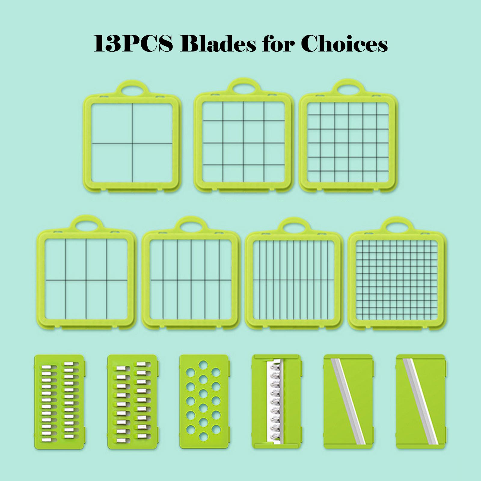 

22 in 1 Multifunctional Vegetable Chopper Onion Chopper Handle Food Grate Food Chopper Kitchen Vegetable Slicer Dicer Cut