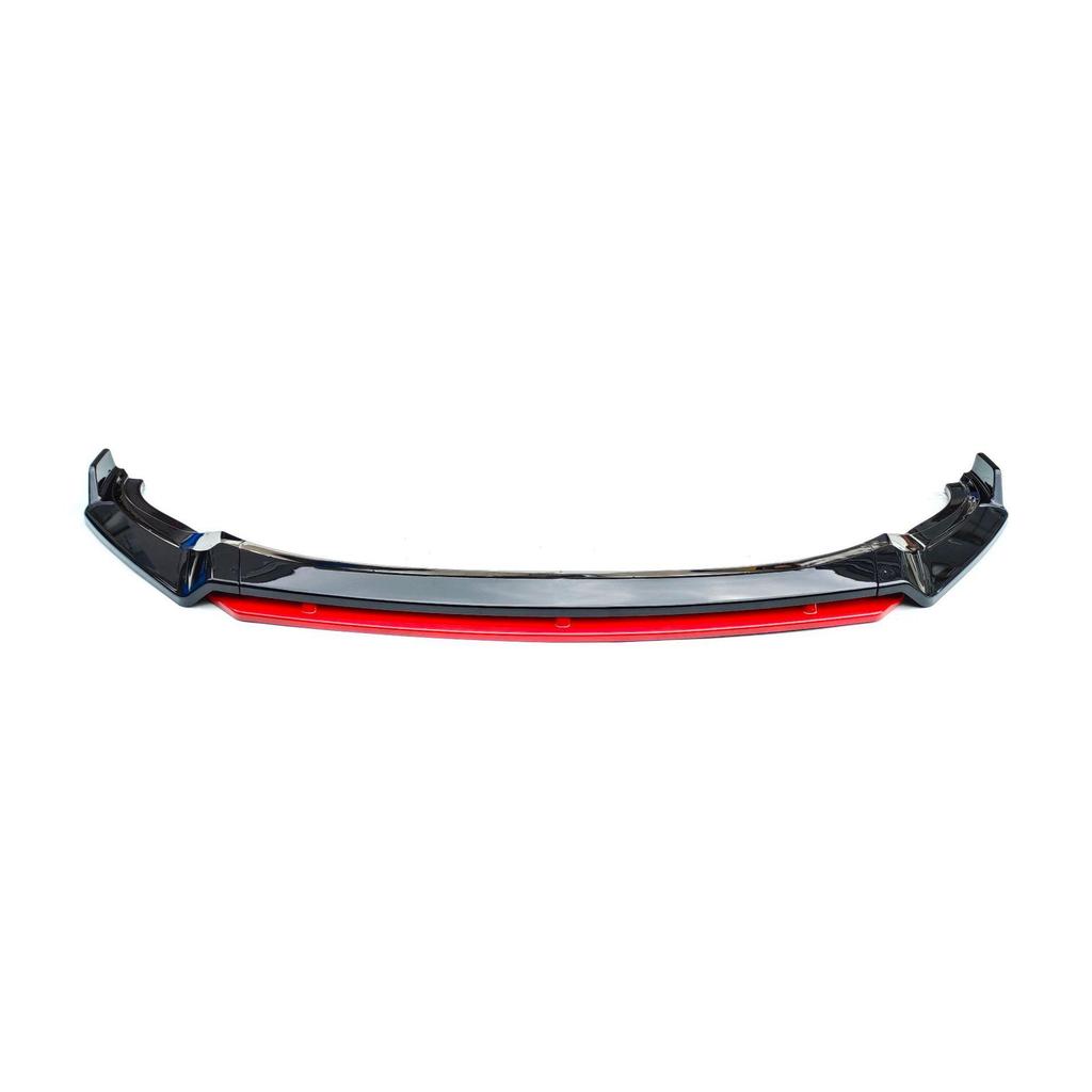 Enhancement Kit for 2022 Volkswagen Tiguan L: Front Splitter, Lip Spoiler, Rear Wing & Corner Protectors.