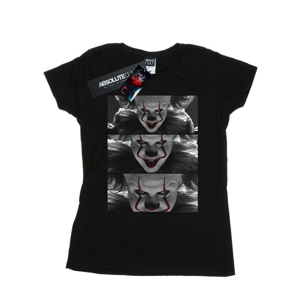 It Chapter 2 Womens/Ladies Pennywise Photo Close-Up Cotton T-Shirt