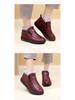 2023 Women's Winter Warm Velvet Cotton Snow Boots with Non-Slip Soft Soles for Middle-Aged and Elderly