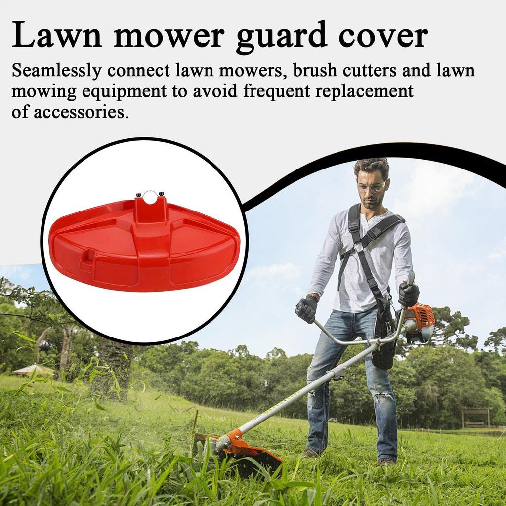 26/28mm Brush Cutter Shield High Quality Mower Protection Baffle Petrol Brush Cutter Grass Accessories Mower Grass Guard Tools