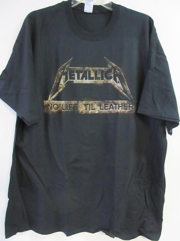 

METALLICA OFFICIAL MERCH NO LIFE TILL LEATHER BAND MUSIC 2XL / XXL Unisex T-Shirt XXXXL