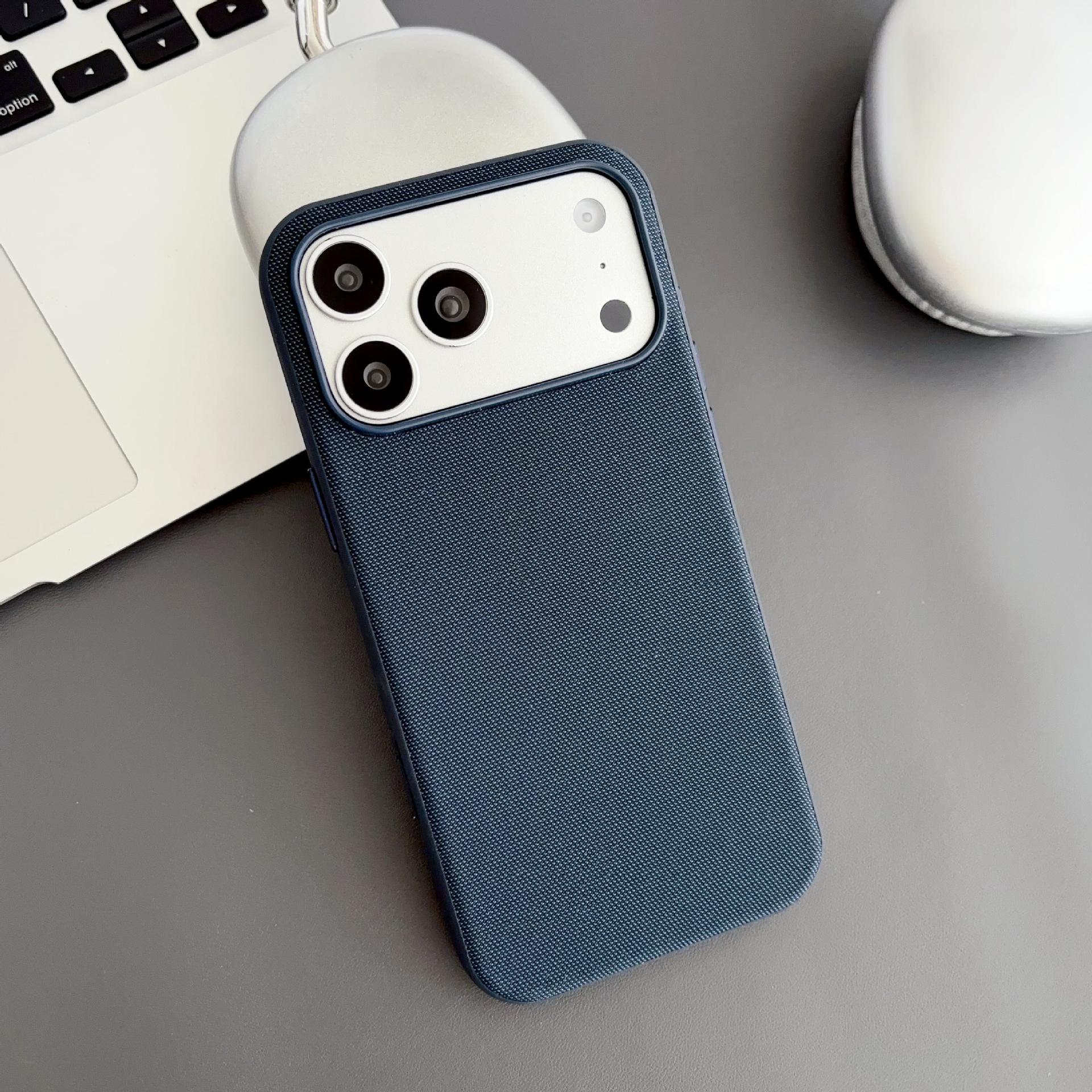 

iPhone 17 Pro Max Official Drop-Proof Tech Fabric Case with Magnetic Pop-up Stand 17 Pro Max