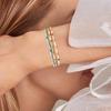 Originales Naturmuschel Zylinderperlen Armband: Fein gewebtes Glücks-Handseil für Frauen