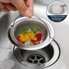 1/2/3/5pcs Stainless Steel Kitchen Sink Filter Kitchen Garbage Food Residue Dishsink Filter With Handle Metal Sink Strainer