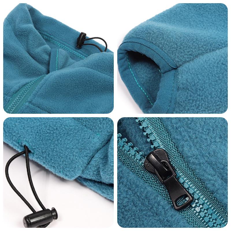 Dog Winter Coat Fleece Pullover Pajamas Pet Windproof Warm Thicken Flannel Jacket Cozy Small Large Dog Jumpsuit Sweatshirt
