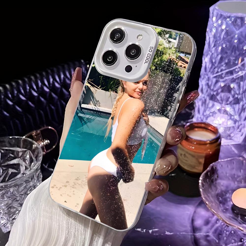 Oana Gergory Mobile Phone Case for iPhone 17 16 15 14 13 12 11 X XR XS 8 7 Air Pro Max Plus White Translucent Colorful Cover