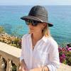 Big Size Fedora Sun Hat Straw Material Jazz Bucket Hat Beach Hard Straw Hat  Outdoor Use