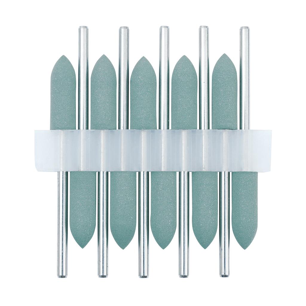 10Pcs/Lot 2.35mm Dental Silicone Rubber Polishers Burs Grinding Heads HP Shank Drill Rotary Teeth Whitening Dentist Tool