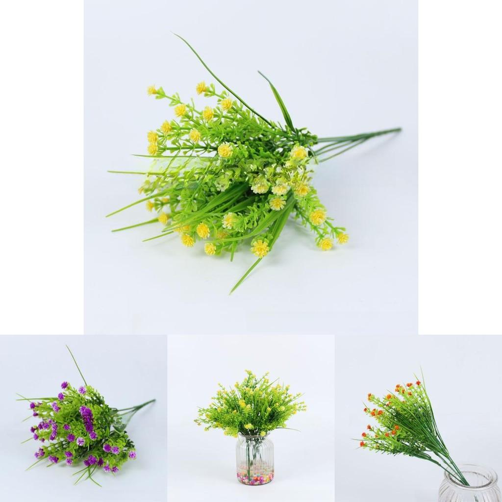 Plastic Water Plant Bundle With Gypsophila Paniculata Leaves For Diy Craft And Interior Design