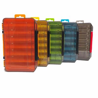 Dual-Sided Fishing Lure Box: Multi-Compartment Storage for Bait, Tackle, and Accessories