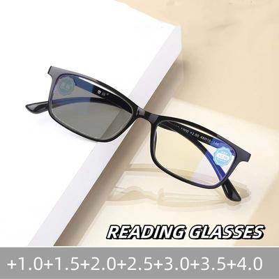 Fashion Men Outdoor Color Changing Business Reading Glasses Photochromic Far Sight Eyeglasses +1.0+1.5+2.0+2.5+3.0+3.5+4.0