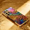 Texture Atmosphere Simplicity High-end Electroplating Glass PhoneCase for Samsung Galaxy S26 S25 S24 S23 S22 S21 FE,Ultra,Plus