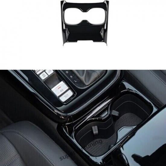 Glossy Black Center Console Water Cup Holder Frame For Honda CRV CR-V -2024