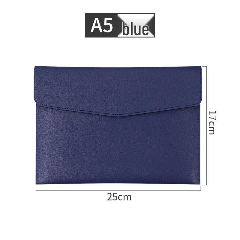 A4 Leather Magnetic File Bag with Custom Logo Options - Business Document Envelope Design in Multiple Specifications