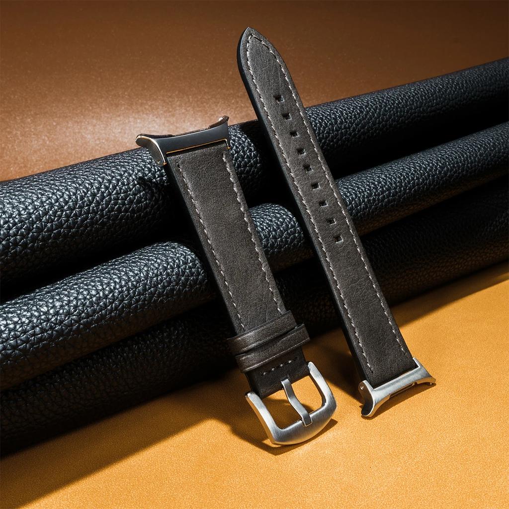 No Gaps Leather Strap for Samsung Galaxy Watch Ultra 47mm Wristband Bracelet for Galaxy Watch 7 Ultra 47mm Quick Business Band