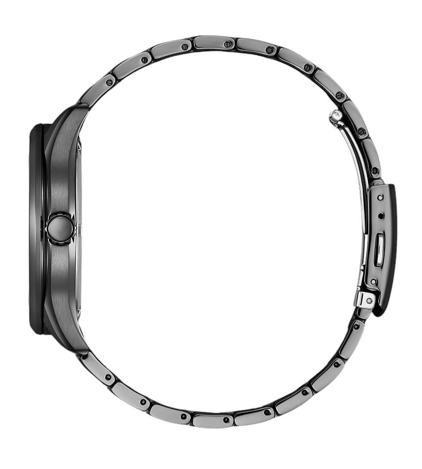 Citizen Relógio masculino Eco-Drive Sapphire Aço inoxidável 41mm Dial BM7567-50L