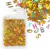 Holographic Glitter Laser Letters Flakes Resin Sequins Fillers Epoxy Resin Filling Crafts Nail Glitter Jewelry Making Supplies