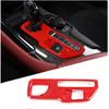 Compatible with Toyota Supra GR A90 A91 MK5 2019-2026 Gear Shift Panel Trim Cover, Gear Shift Console Anti-Scratch Panel Protector Frame Cover (Red)