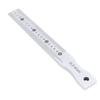 Stainless Steel Gap Gage 0.2-4mm Range 0.05mm Accuracy Multifunctional Taper Gage for Construction Railroads Welding Feeler Gage