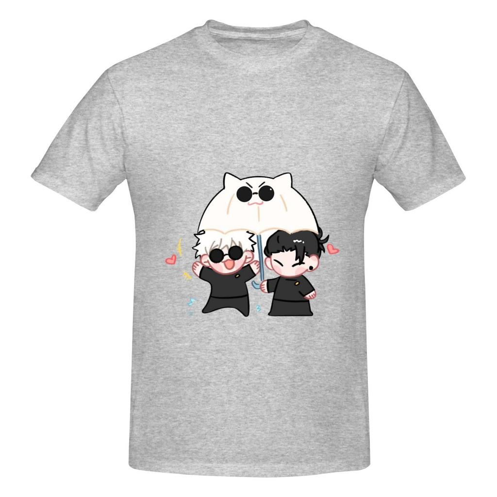The Umbrella Cat Gojo Geto Comfortable Tshirt Urban Casual Antistatic Tee