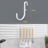 Nonperforated Bathroom and Kitchen Storage Rack,hook Hole Plate Accessories,wall Mounted Esports Storage Rack for Game Storage