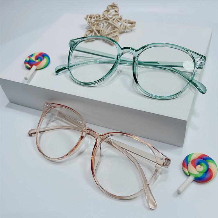 New Transparent Computer Glasses Frame Women Men Anti Blue Light Round Eyewear Blocking Glasses Optical Spectacle Eyeglass