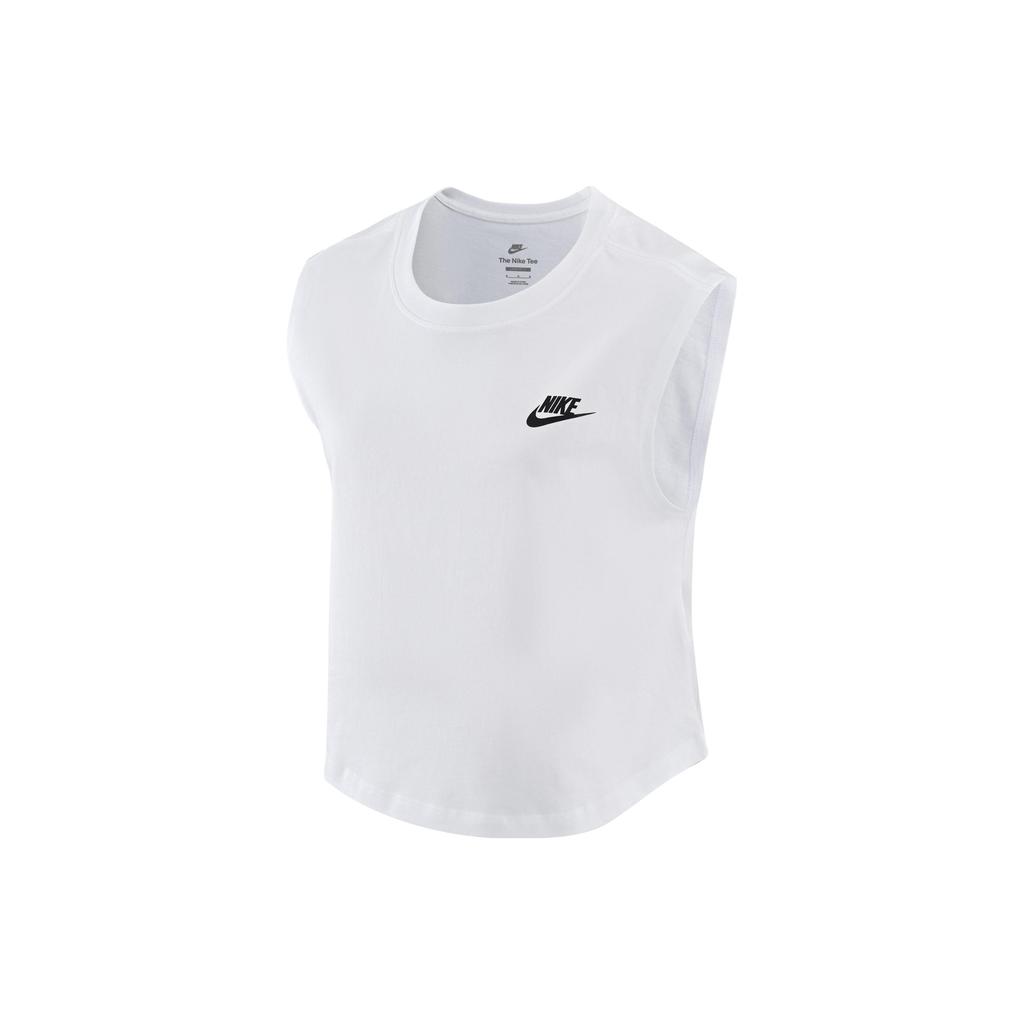 Nike Tank Tops Women's White Crew Neck Moderate Other FB8226-100