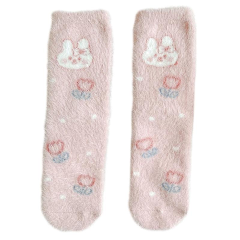 Women Cosy Bed Fuzzy Socks Soft Socks Plush Fluffier Socks Fluffier Slipper Sock