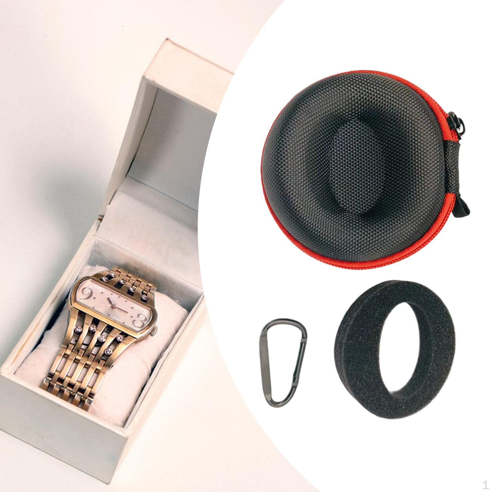 

EVA Travel Watch Case Захисний зносостійкий легкий тримач-органайзер Black Red withBuckle