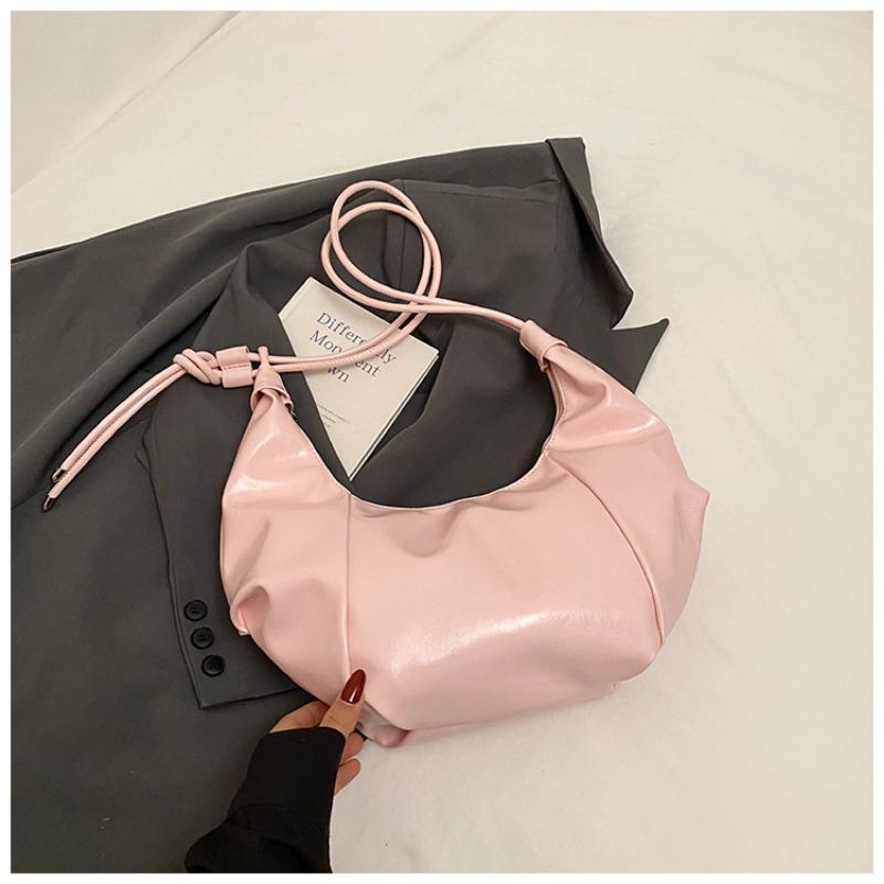 Fashion Pleated Small Bag Women's New Summer Popular Versatile Single Shoulder Underarm Bag Crossbody Dumpling Bag